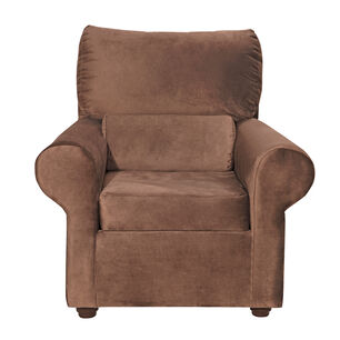 Poltrona 1c Beron Felpa Chocolate 95x90x100