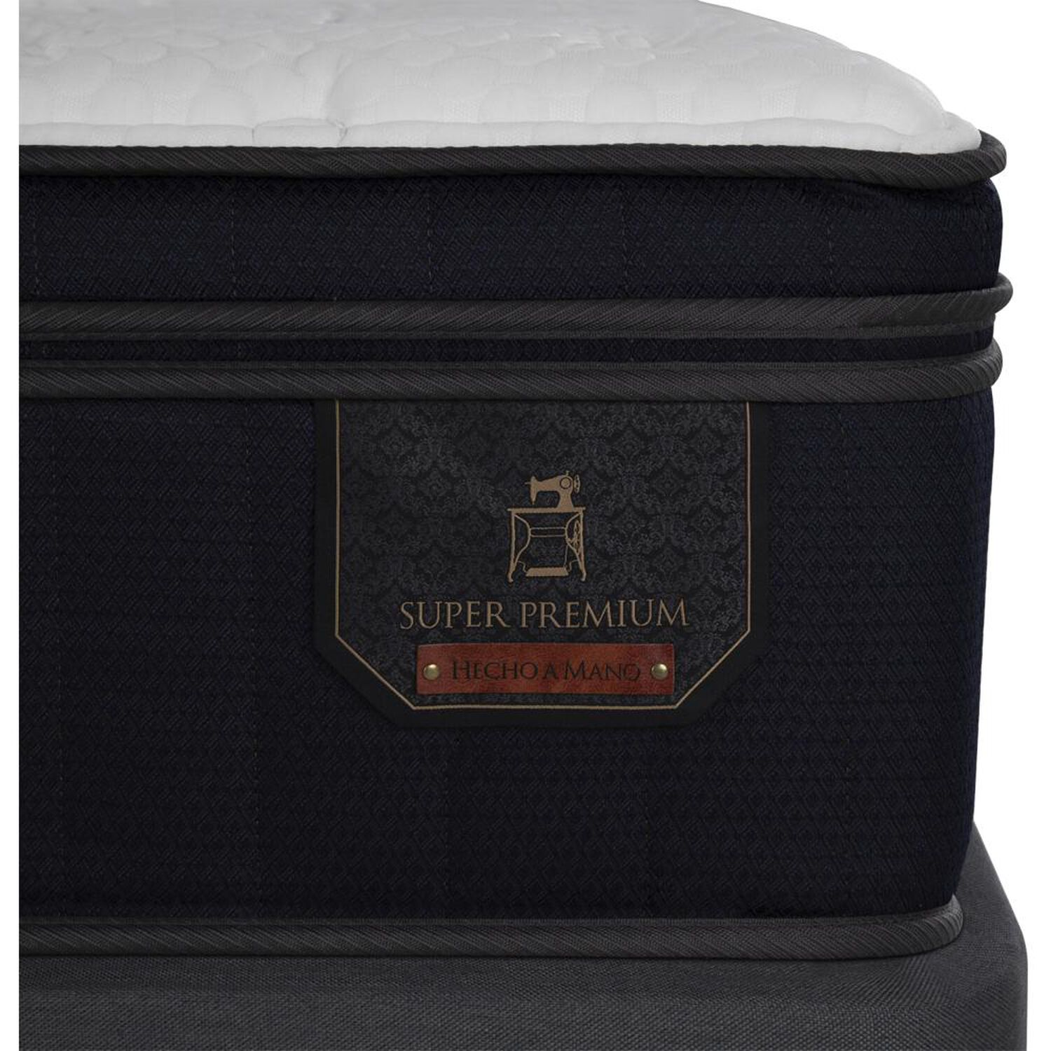 Cama Europea Cic Super Premium / 2 Plazas / Base Dividida + Respaldo image number 7.0