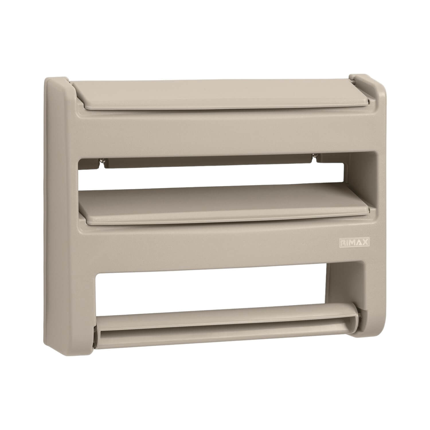 Dispensador Portarrollo Triple Taupe Rimax image number 1.0