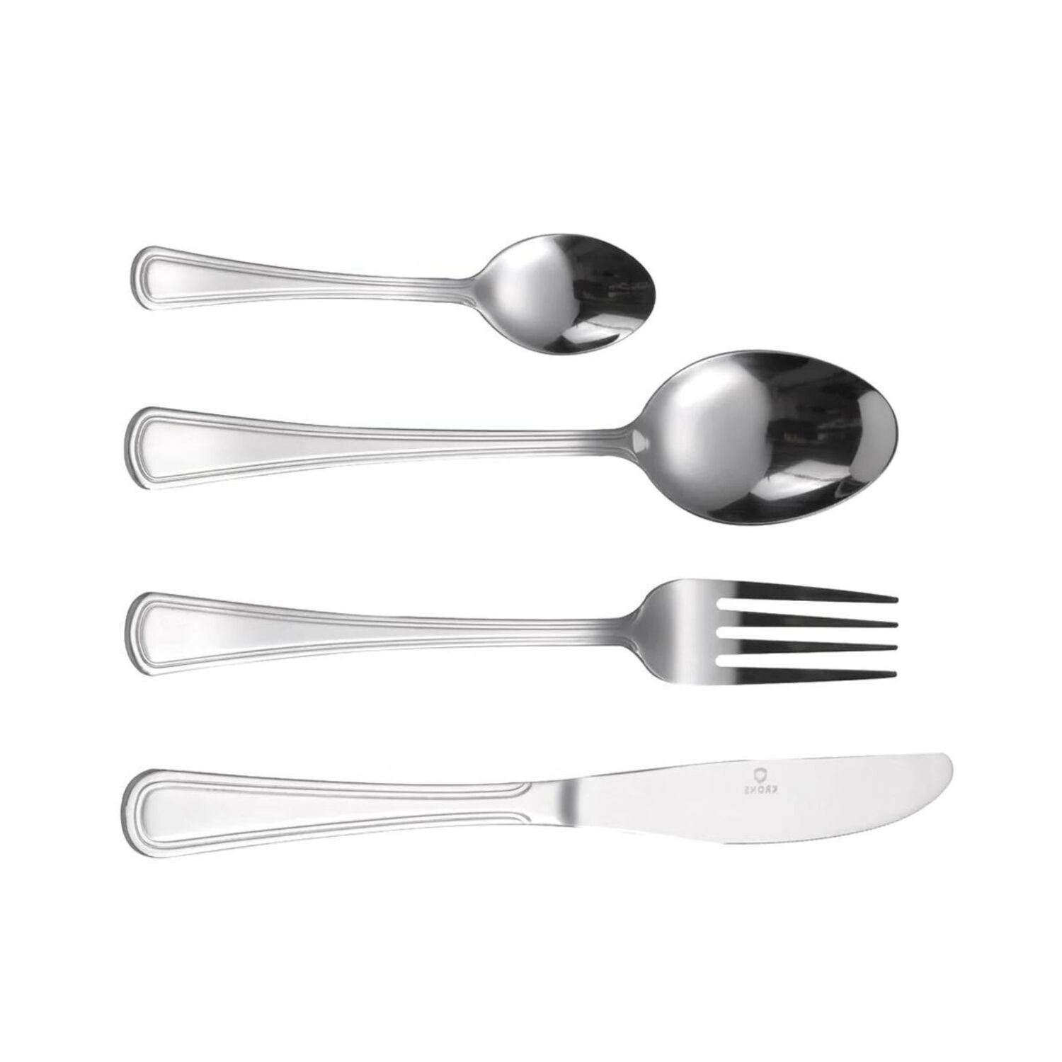Set Cubiertos 24 Pzs Lincoln Krons Acero Inox Set Cuchilleria image number 2.0