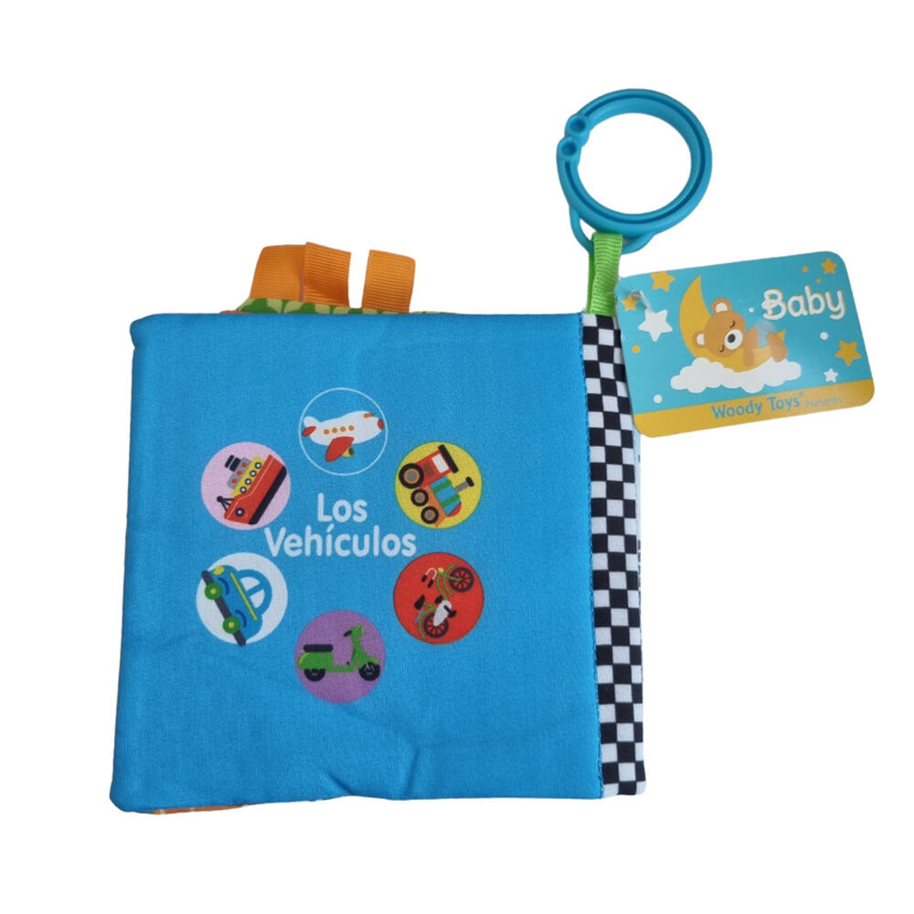 Libro Sensorial Tela Estimulaci&oacute;n Visual Juguete Bebe image number 4.0