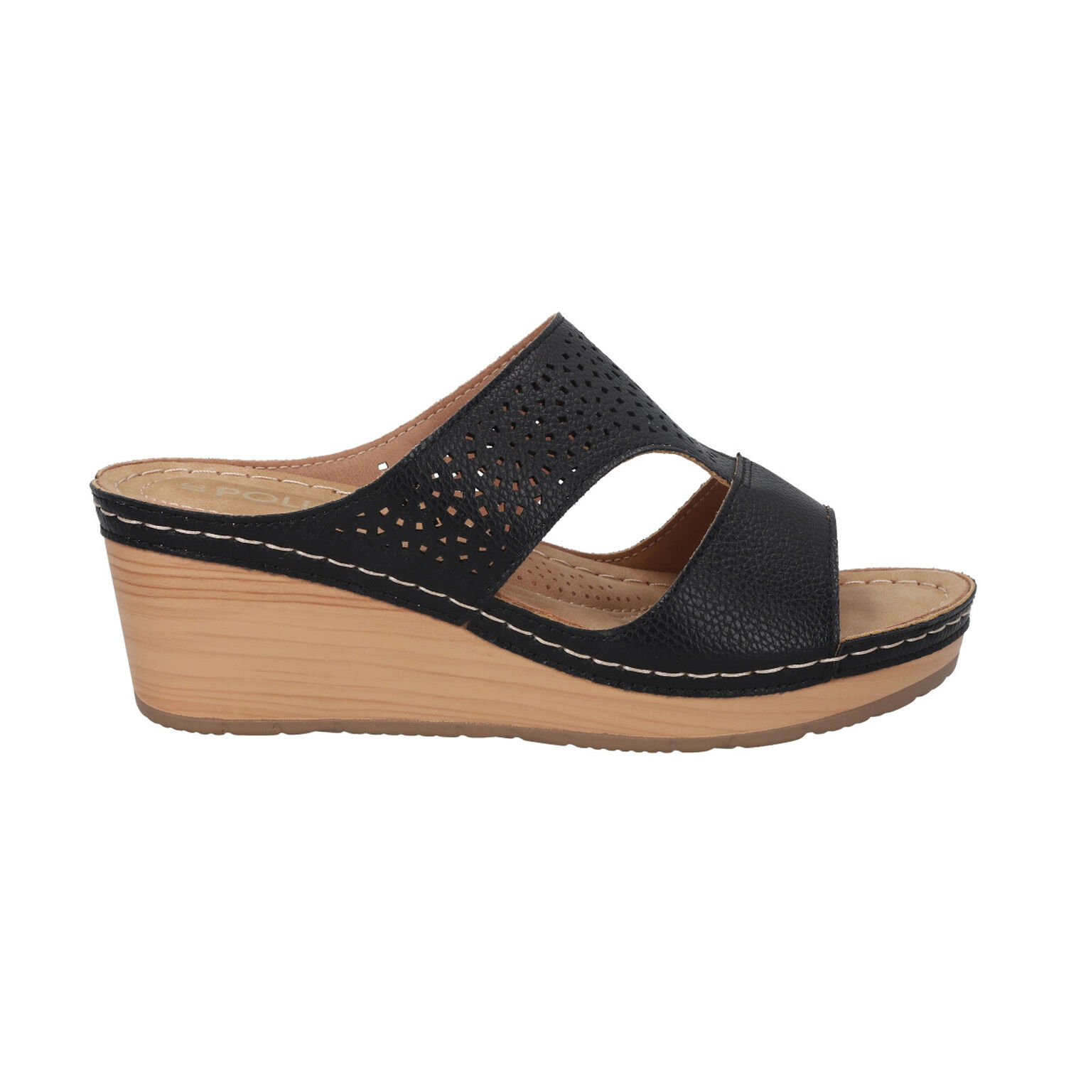 Sandalia Mujer Negro Nala Police image number 0.0