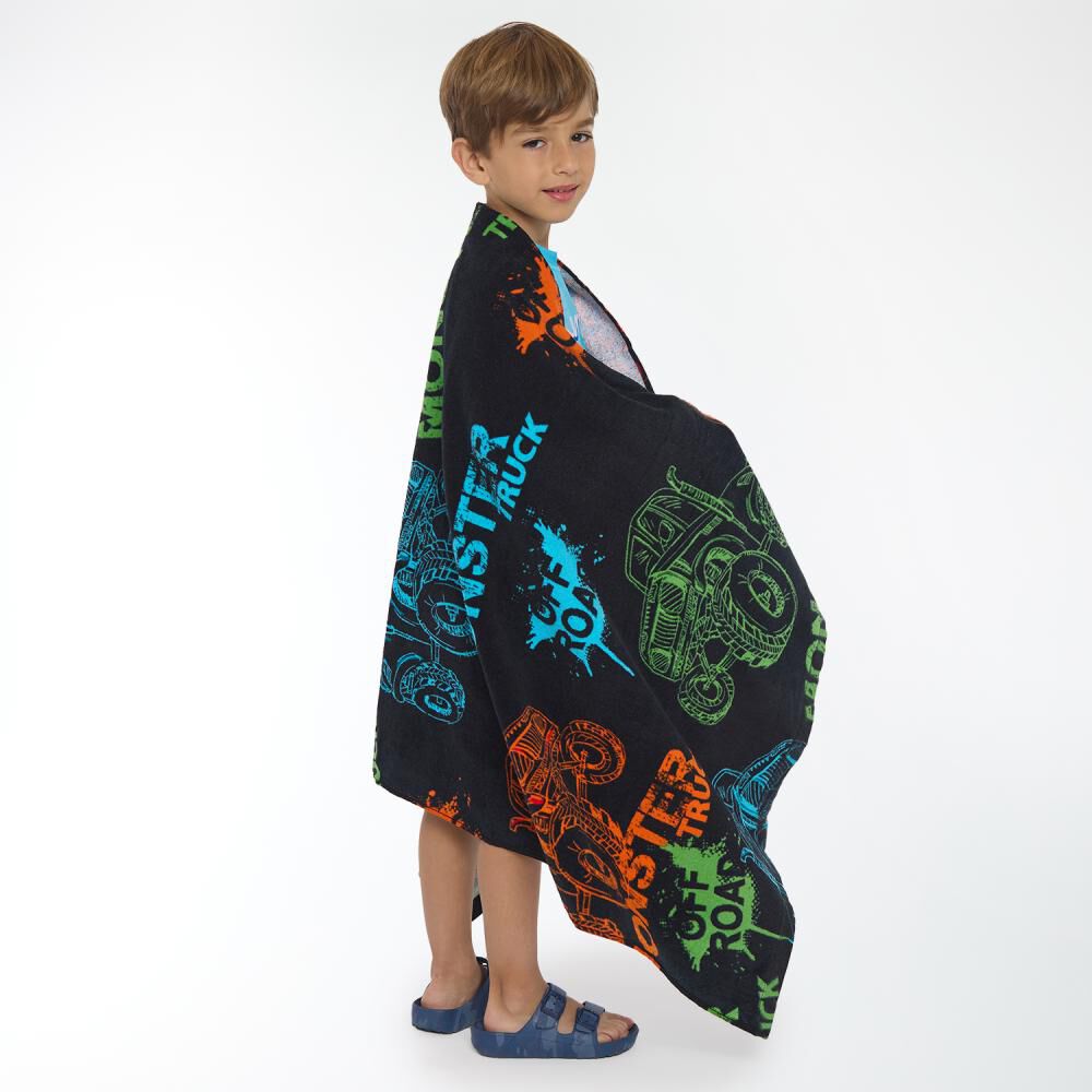 Toalla De Playa Con Bolso Casaideal Monster / 70 X 140 Cm image number 3.0
