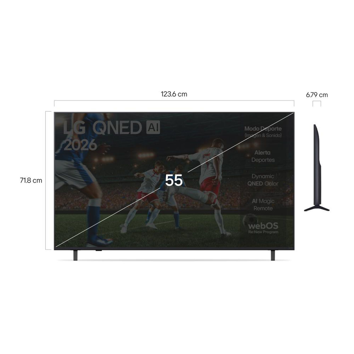 Qned 55" LG 55QNED73ASA / Ultra HD 4K / Smart TV image number 1.0