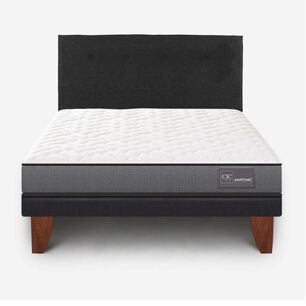 Cama Europea Cic Anatomic / Full / Base Normal + Respaldo