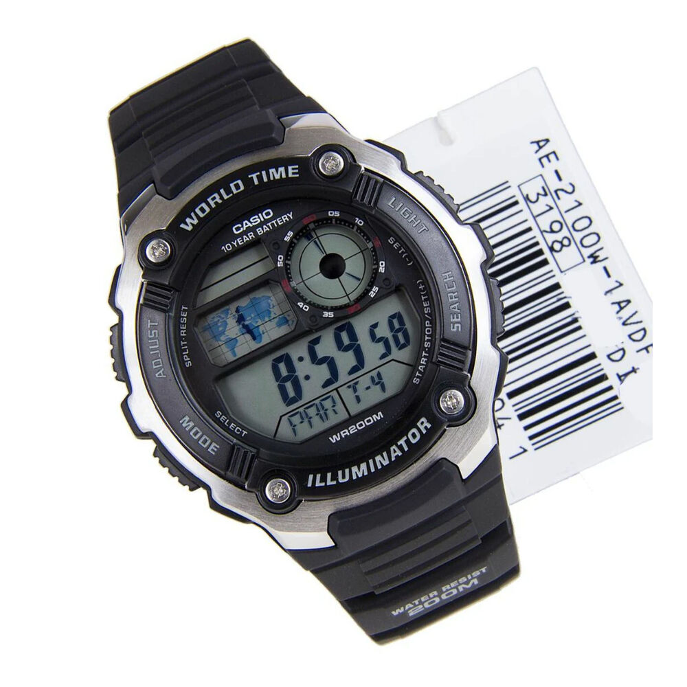 Reloj Casio Digital Varon Ae-2100w-1av image number 1.0