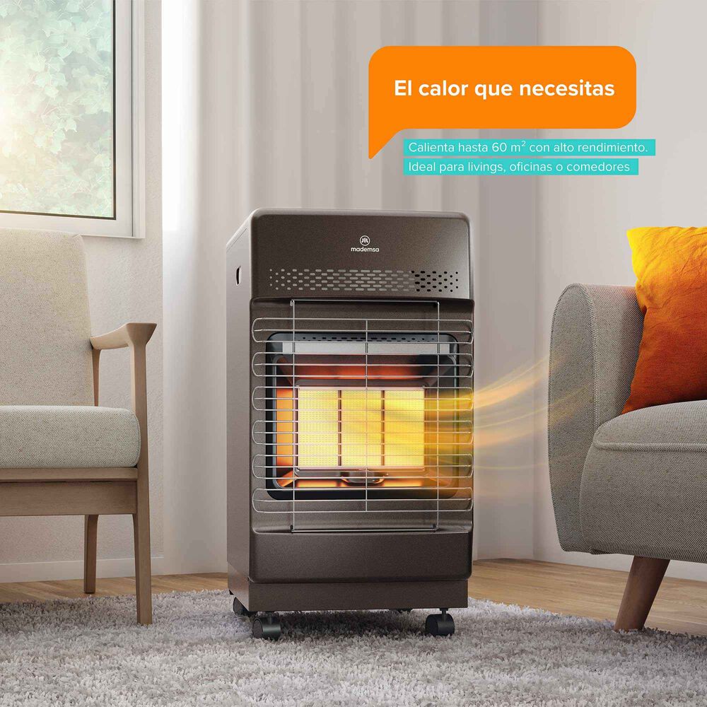 Estufa A Gas Mademsa 11 A 15 Kgs 4,2 Kw Hg15g Bronce image number 2.0