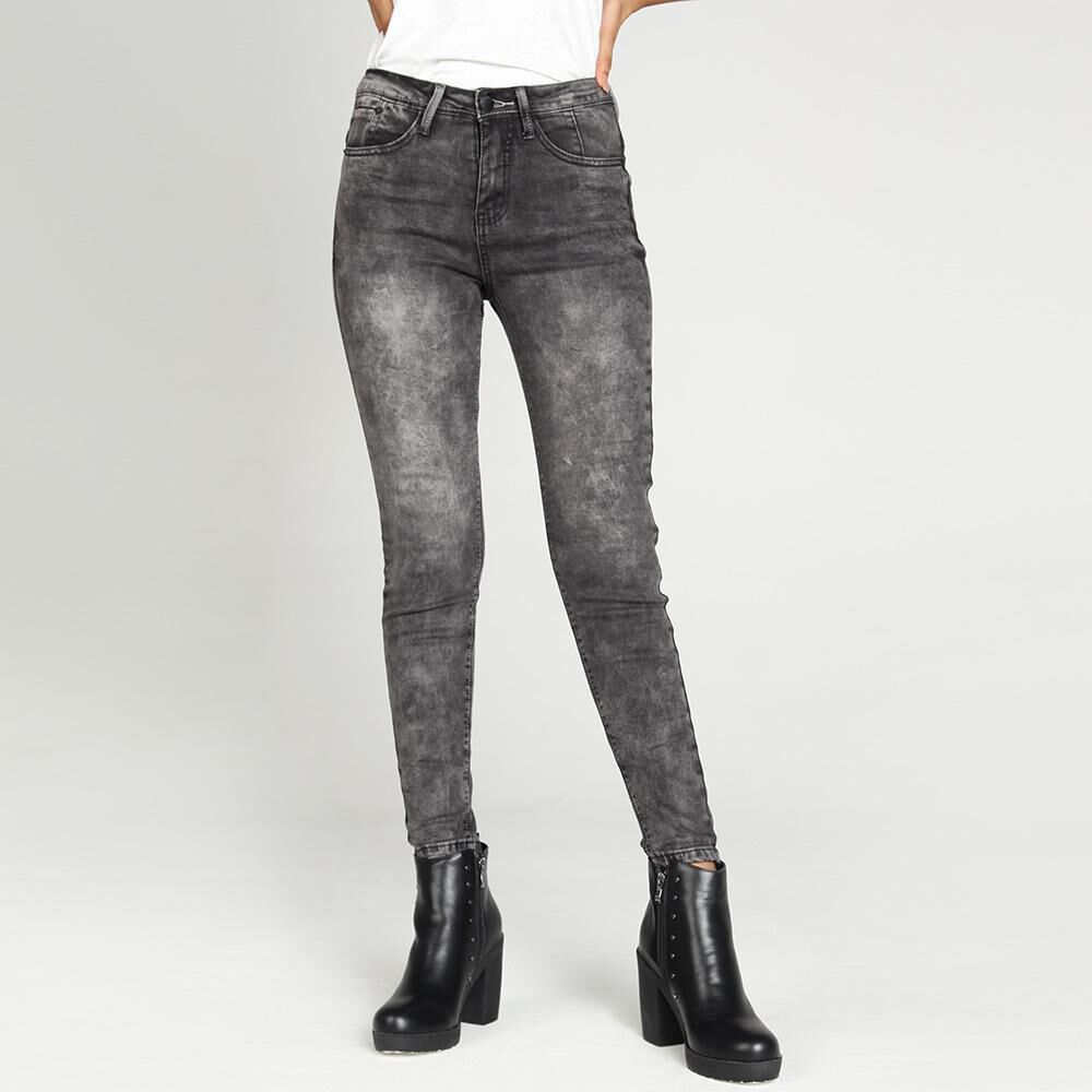 Jeans Mujer Tiro Alto Skinny Rolly go image number 0.0