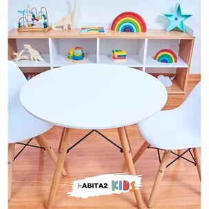 Mesa Eames Infantil 60cm Blanca