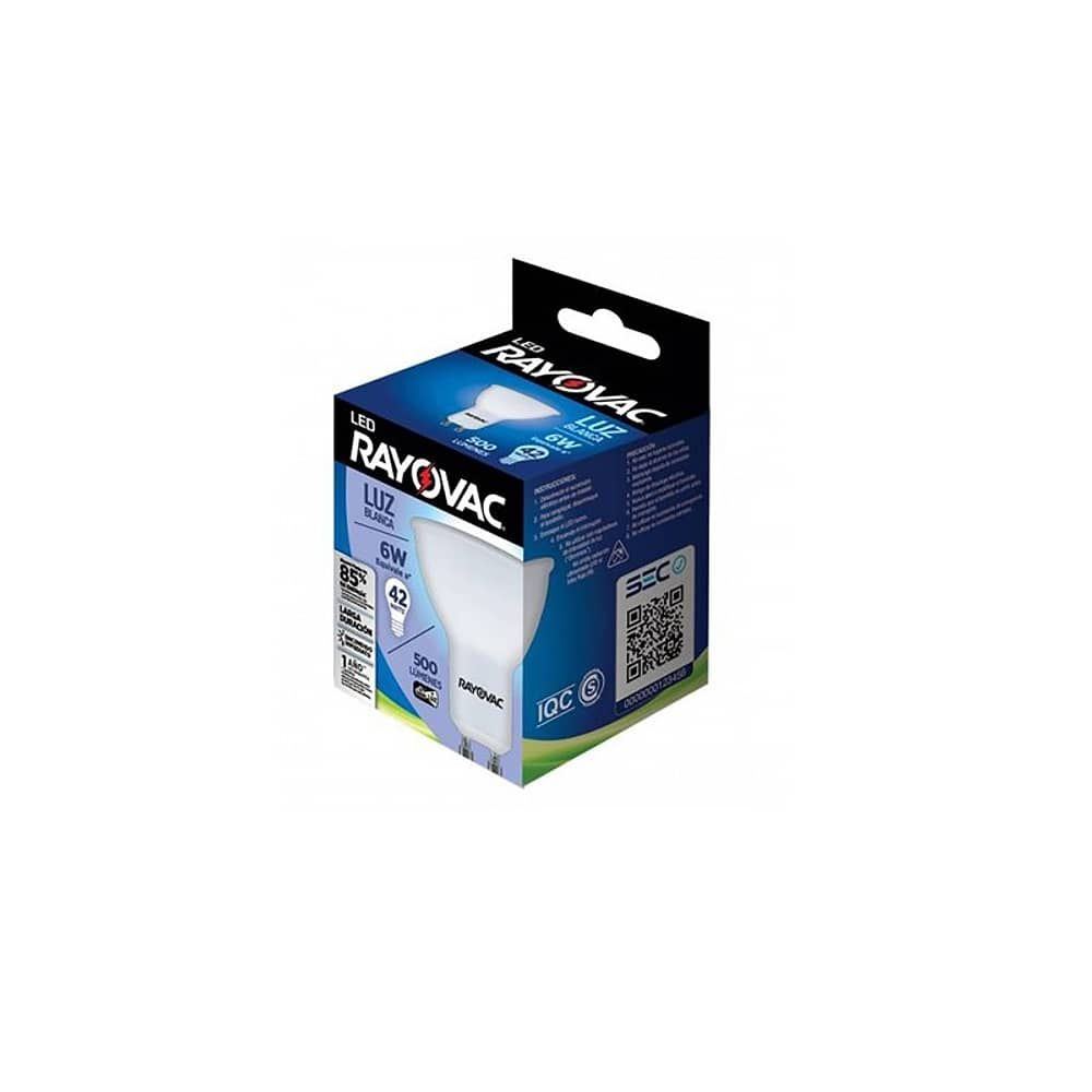 Ampolleta Rayovac Luz Blanca 6w Gu10 (42w) image number 2.0