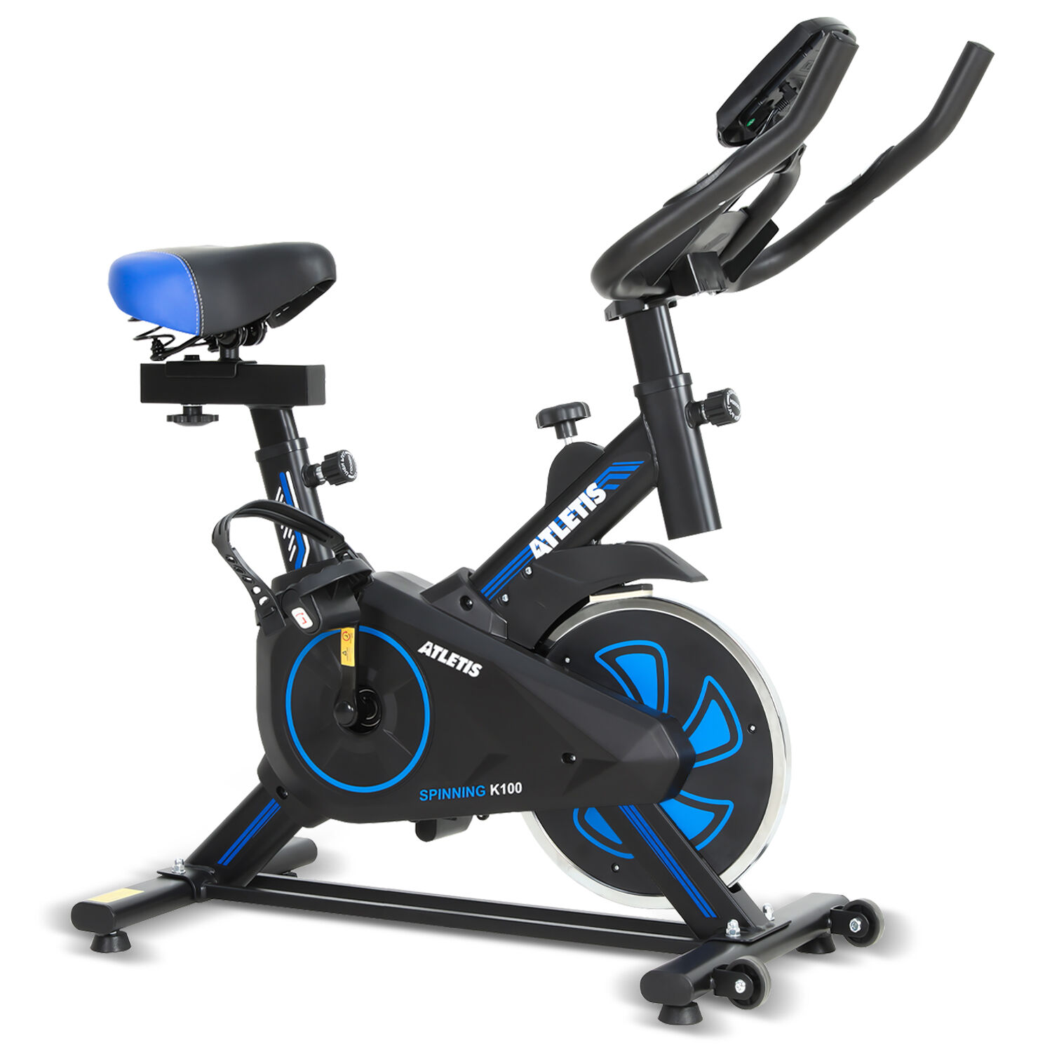 Bicicleta Spinning K100 Azul image number 0.0