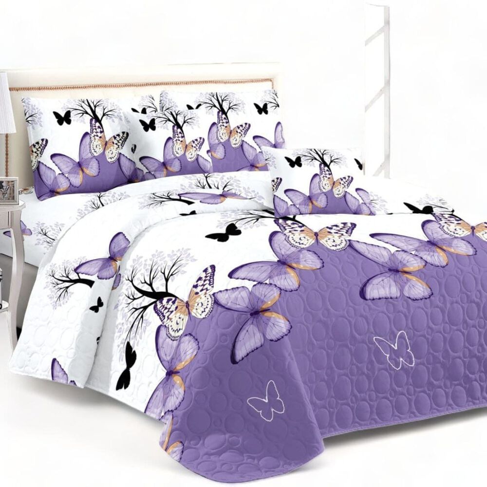 Cubrecama De Verano 1.5 Plazas Quilt + 1 Funda De Almohada Cobertor Delgado Qvr1-94 image number 0.0