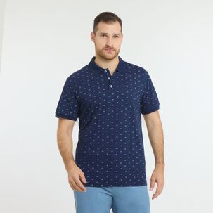 Polera Manga Corta Cuello Piqué Hombre Herald