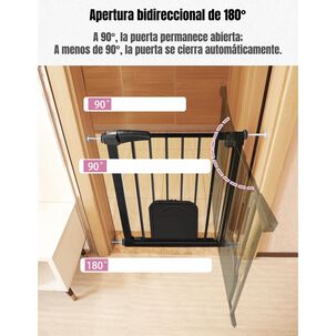 Puerta Seguridad Beb&eacute; Puertita Mascota 77-92cm Lubabycas