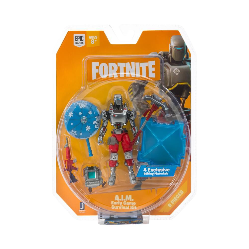 Figura De Accion Fortnite Early Game Survival Kit Con Figura A.I.M S3 image number 5.0