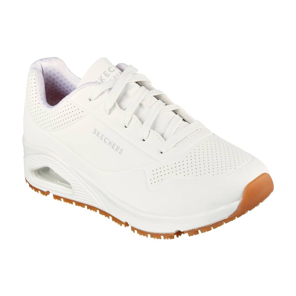 Calzado Ocupacional Skechers Uno Blanco Mujer image number 0.0