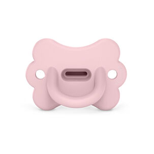 Chupete Todosilicona Fisiol&oacute;gico 0/6m Butterfly Rosa
