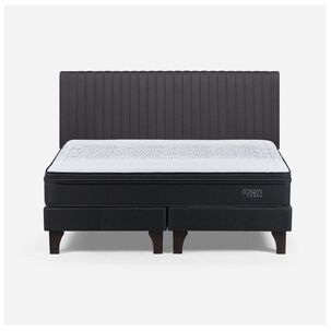 Cama Europea Rosen Tempo / King / Base Dividida + Respaldo