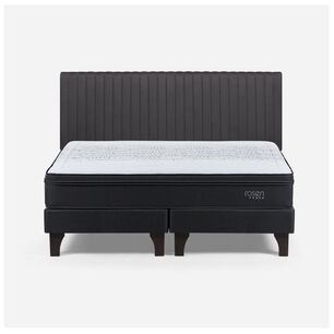 Cama Europea Rosen Tempo / King / Base Dividida + Respaldo