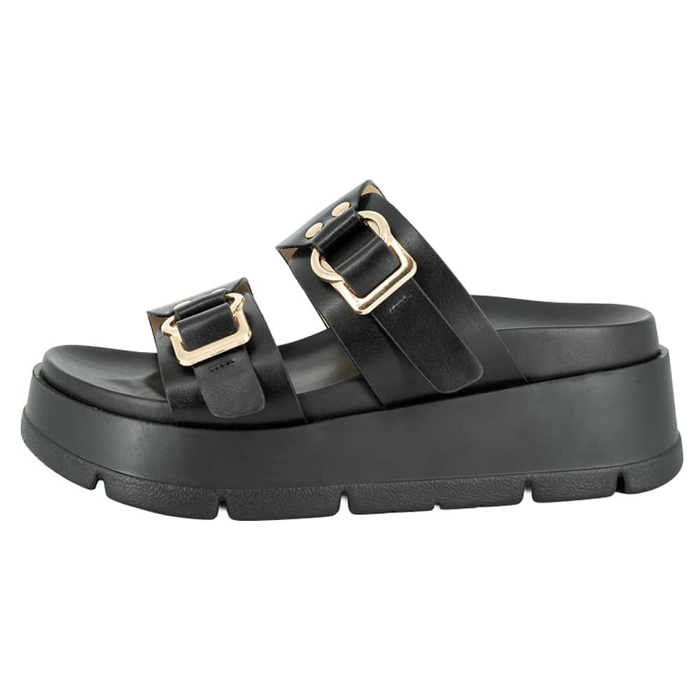 Sandalia Plataforma Kams Negro Alquimia image number 1.0