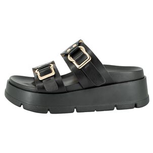 Sandalia Plataforma Kams Negro Alquimia