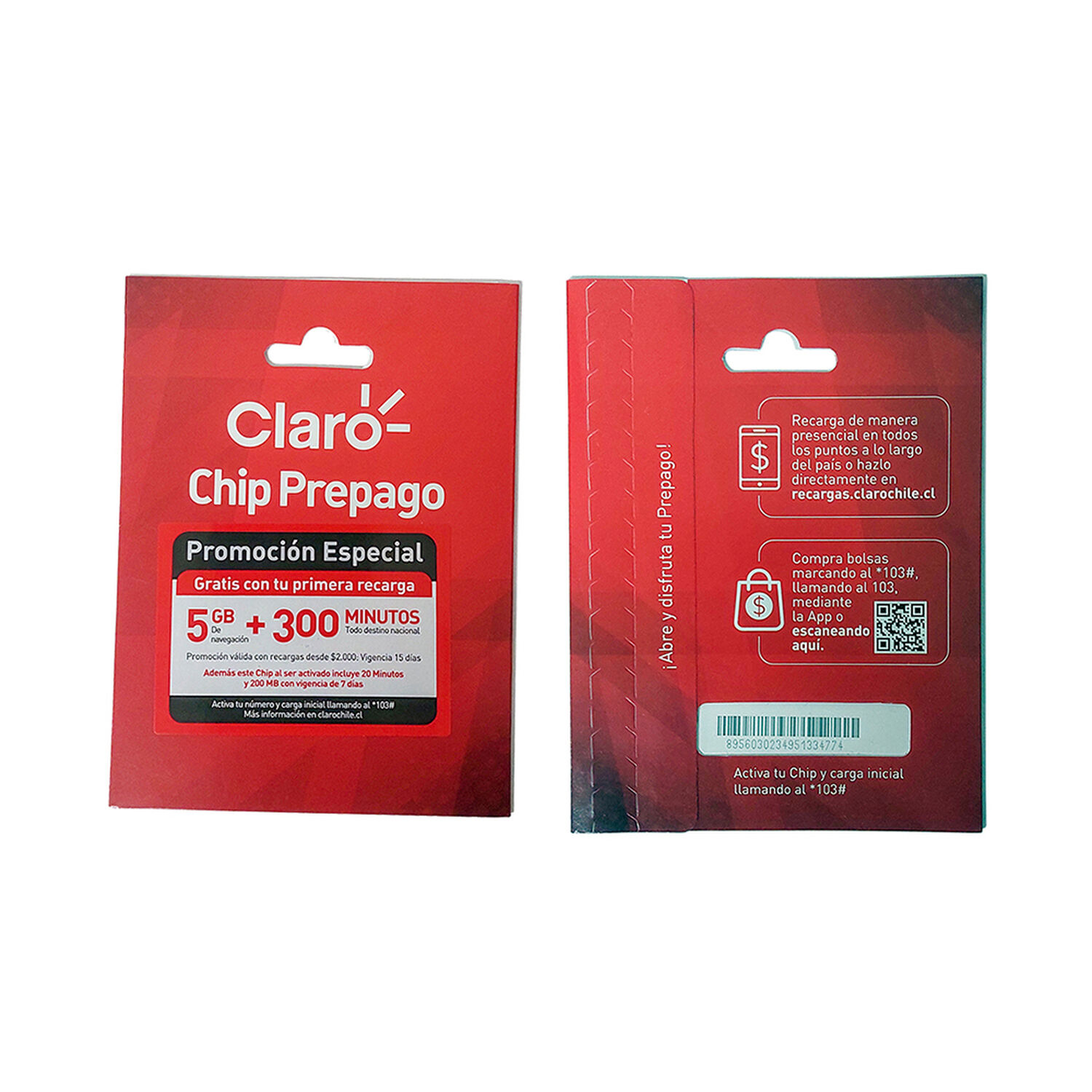 Chip Prepago Claro 3gb Y Minutos Gratis Por 3 Meses image number 1.0