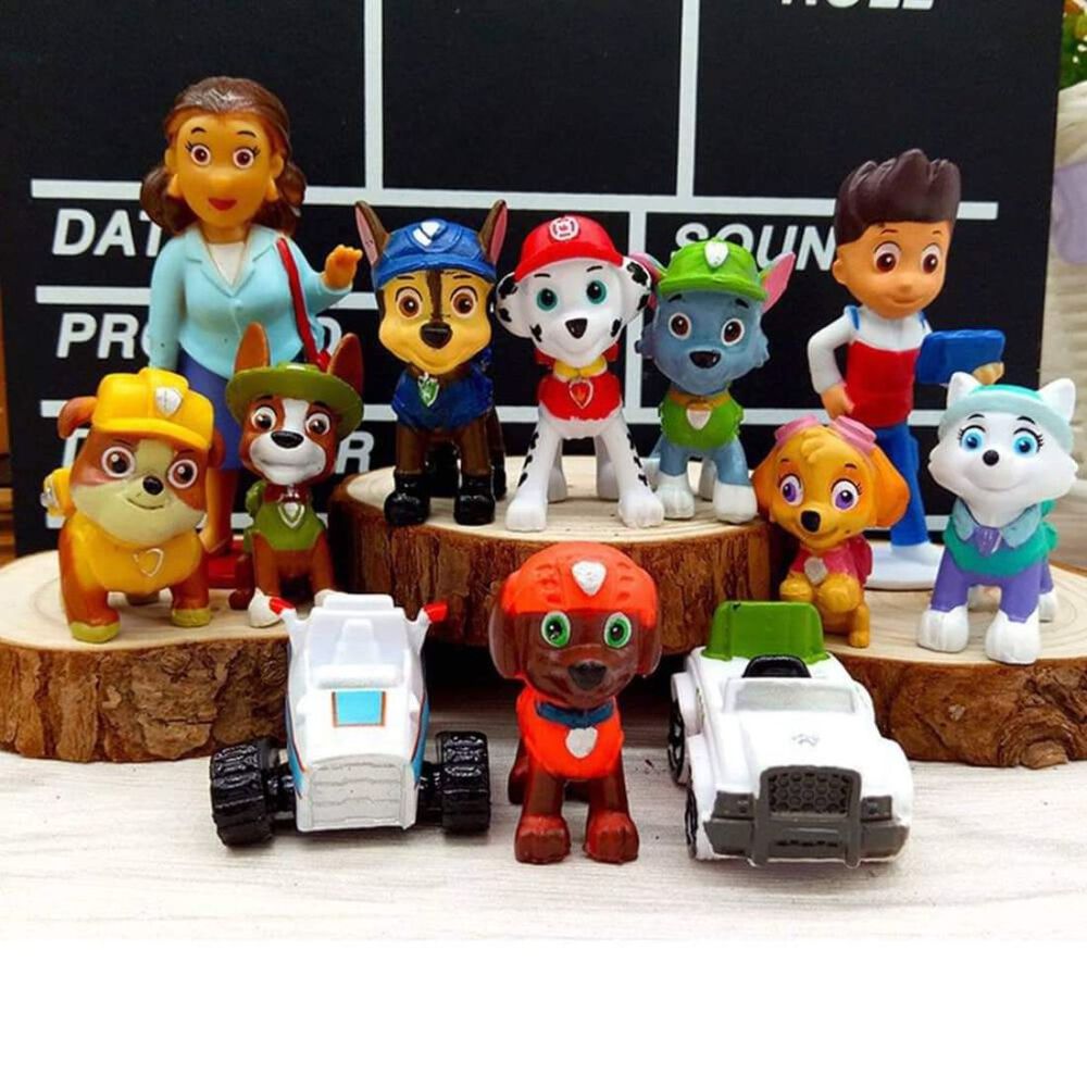 Pack 12 Figuras De Paw Patrol Pvc Duro image number 2.0