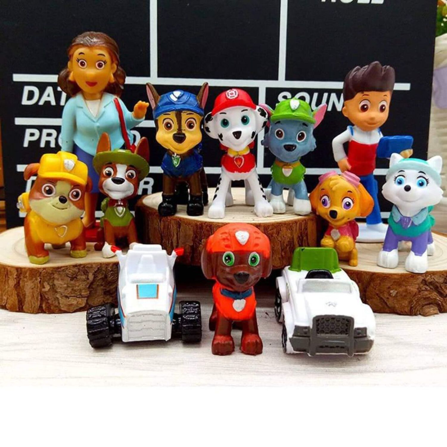 Pack 12 Figuras De Paw Patrol Pvc Duro image number 2.0