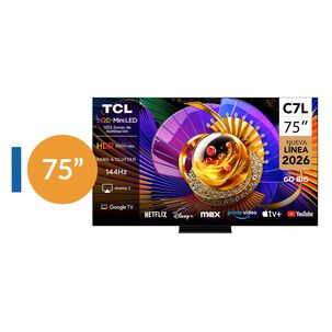 Mini LED 75" TCL 75C7L / Ultra HD 4K / Smart TV