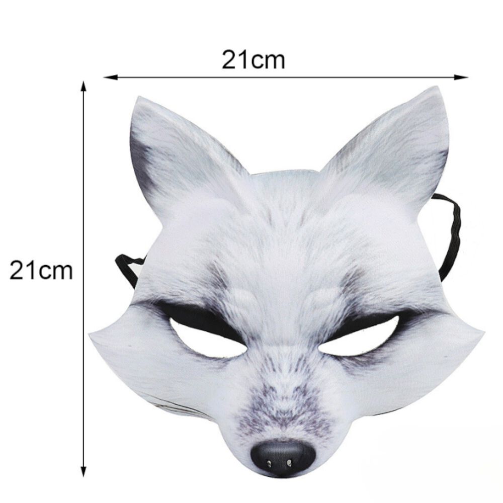 Máscara Zorro Realista Para Disfraz Cotillón Halloween image number 4.0