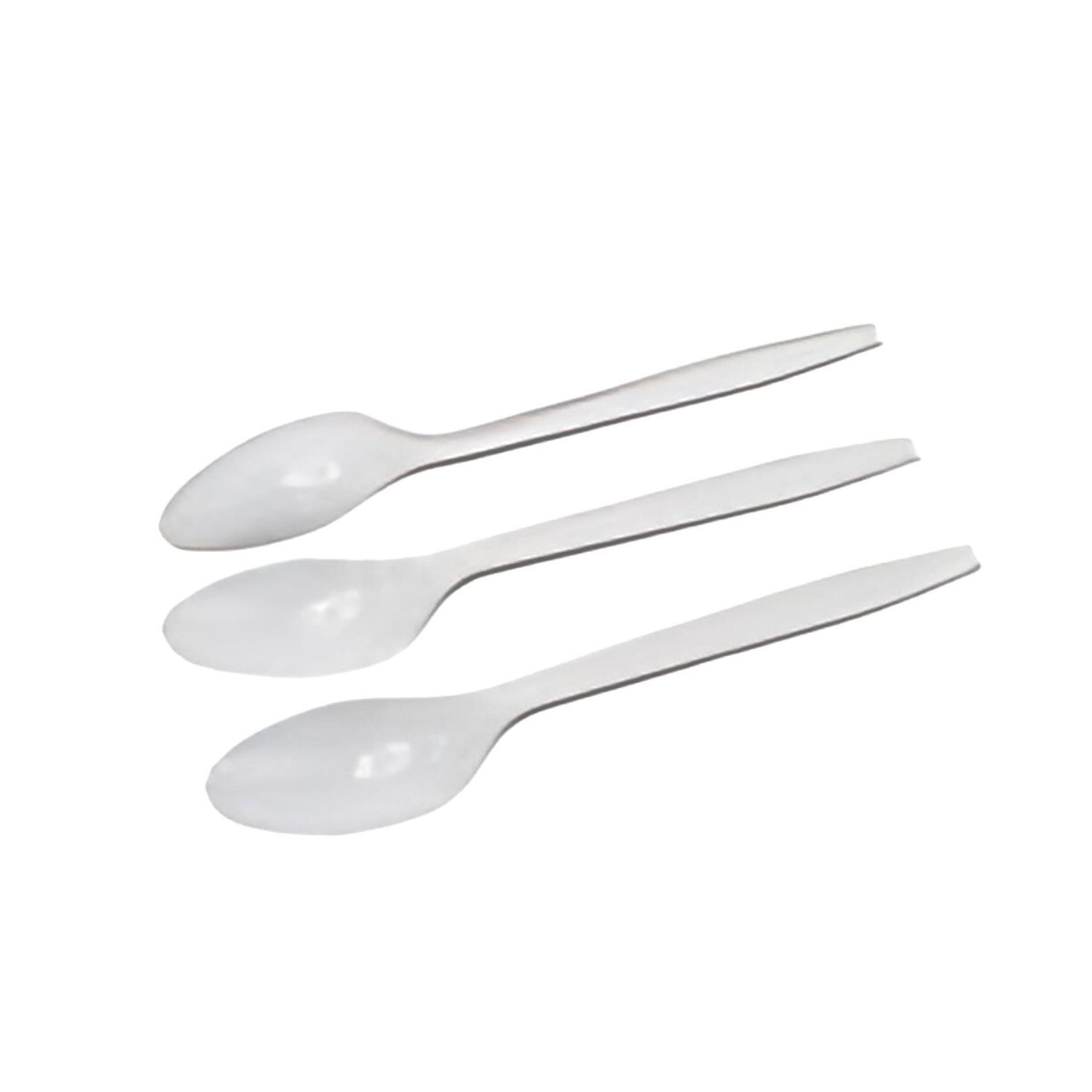 Juego De Cucharas Desechables 13cm Blancos De 20 Piezas image number 0.0