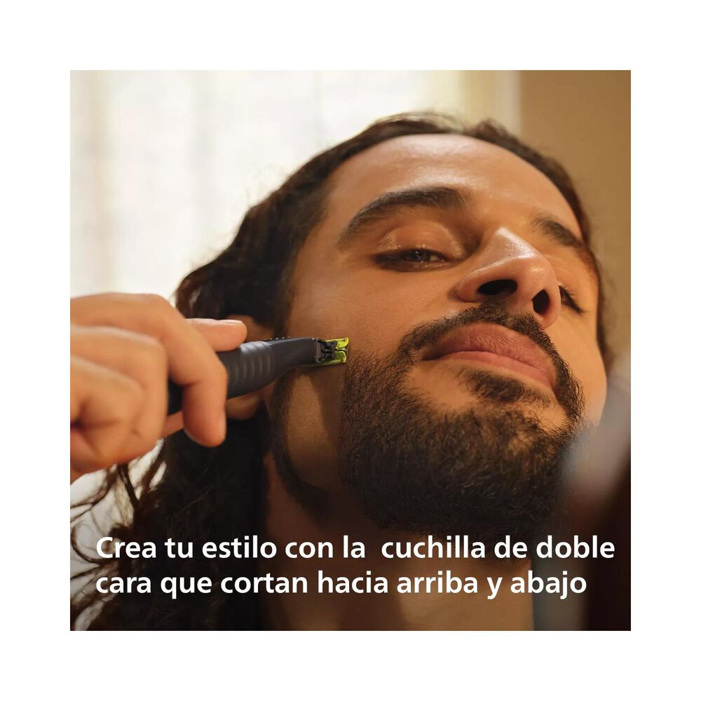 Afeitadora Oneblade Recorta Perfila Barba 3p Qp1424/10 image number 3.0