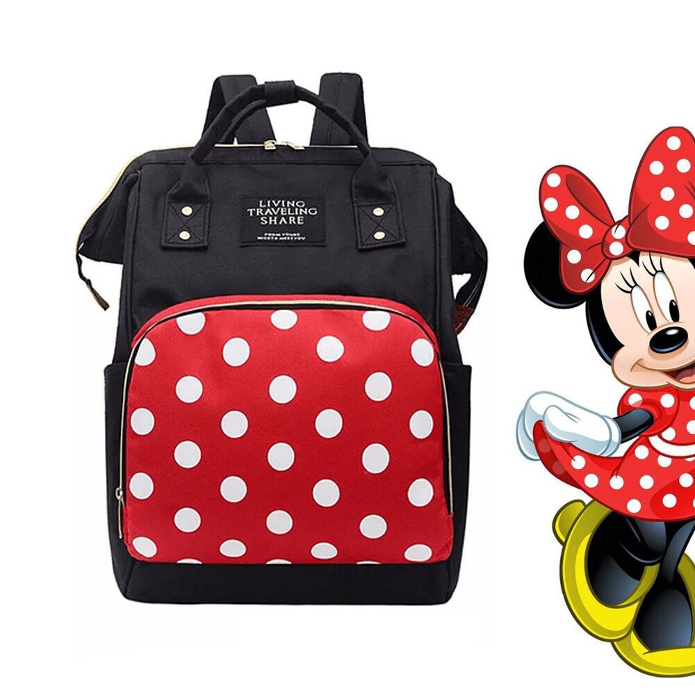 Multifuncional Mochila Maternal Disney Bolso Pañalera Bebe image number 0.0
