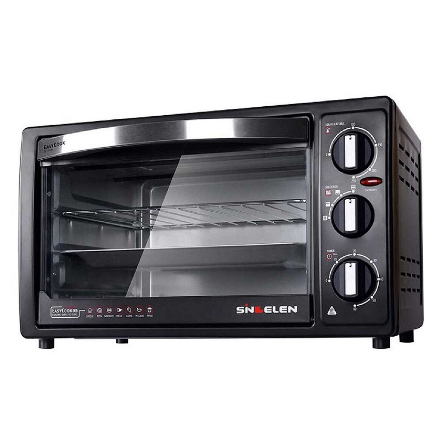Horno El&eacute;ctrico 35 Litros Sindelen He-350ng image number 0.0
