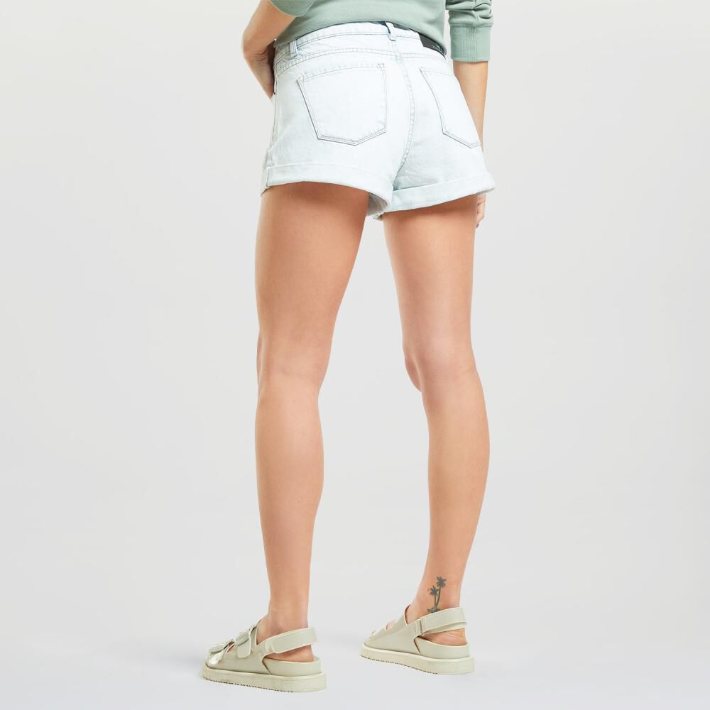 Short Denim Roll Up Regular Mujer Ocean Pacific image number 3.0