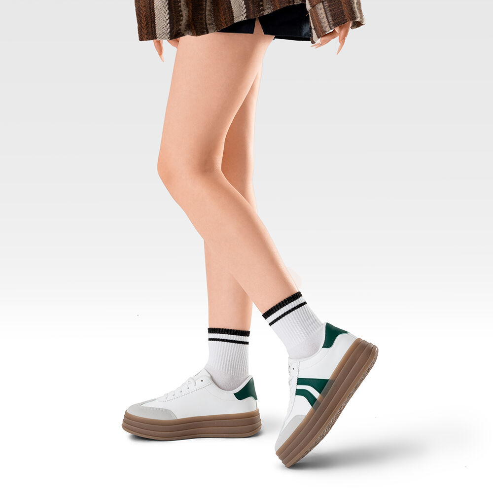 Zapatilla Casual Deportiva Mujer Moda De Colores Weide Sl20 image number 2.0
