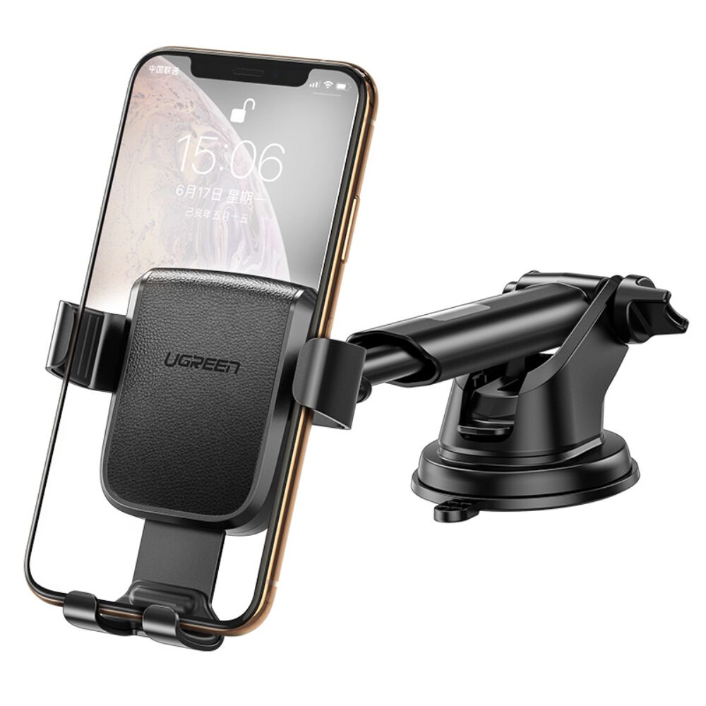 Soporte Celular Ajuste Por Gravedad Con Ventosa Automovil Lp200 image number 0.0