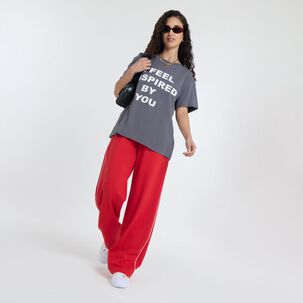 Polera Manga Corta Cuello Redondo Mujer Freedom