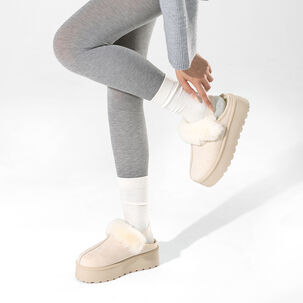 Zueco Tipo Pantufla Casual Mujer Moda Con Felpa Weide Sl26