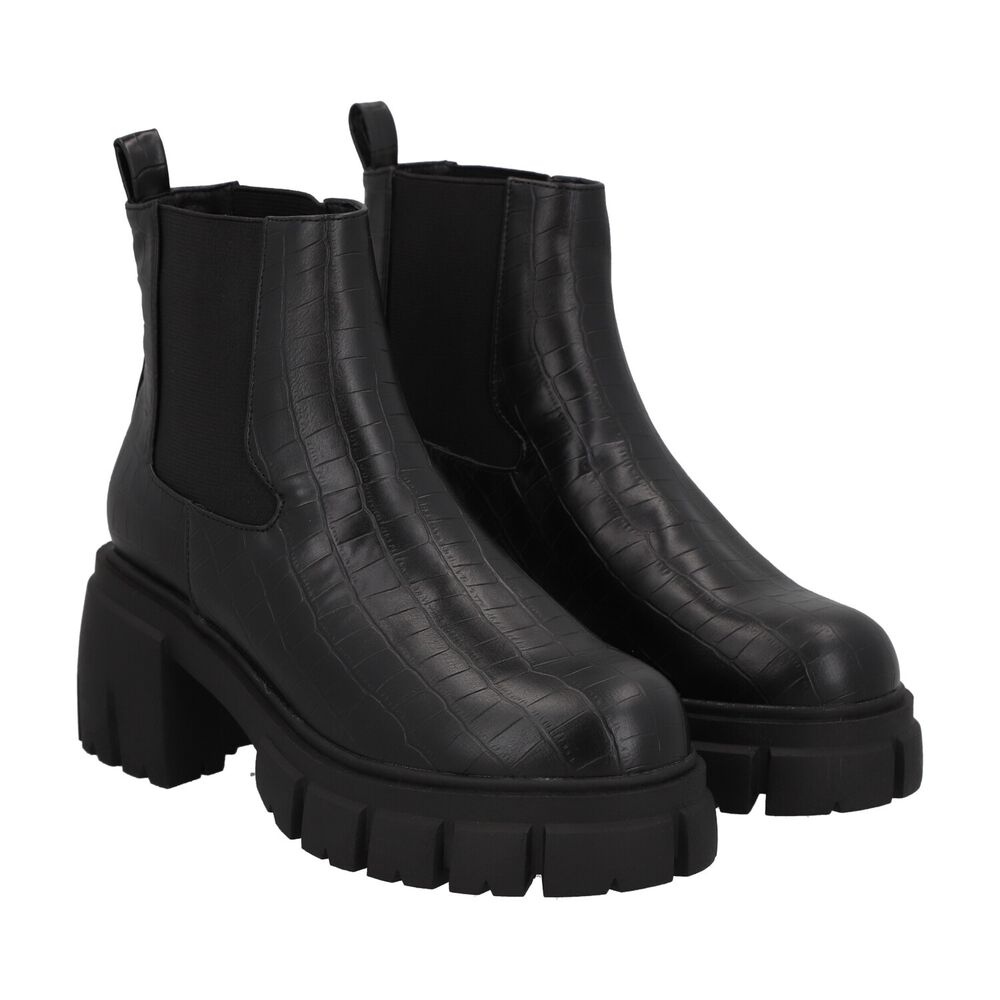Botin Mujer Negro Plataforma Cecilia Detogni image number 3.0