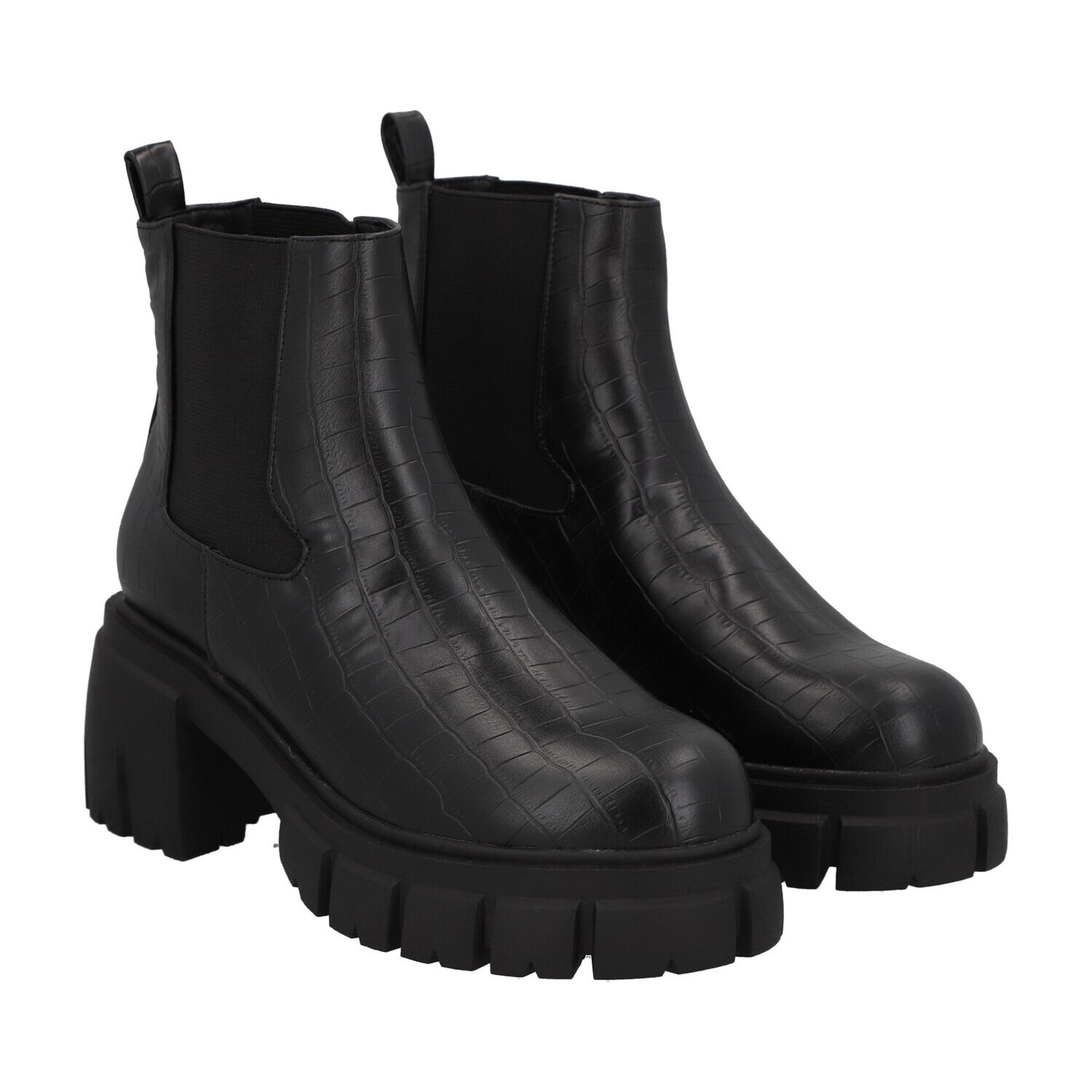 Botin Mujer Negro Plataforma Cecilia Detogni image number 3.0
