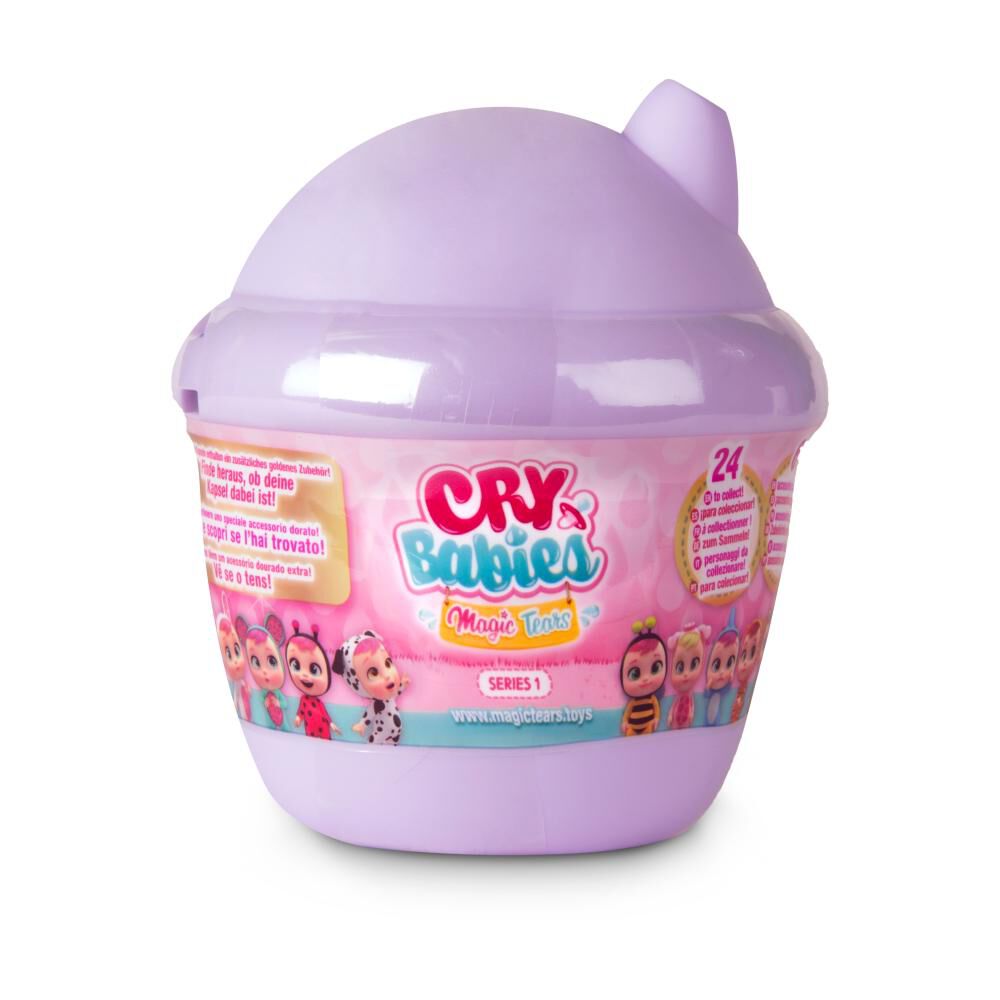 Muneca Cry Babies Bebes Llorones Casa De Lagrimas Morado Hites