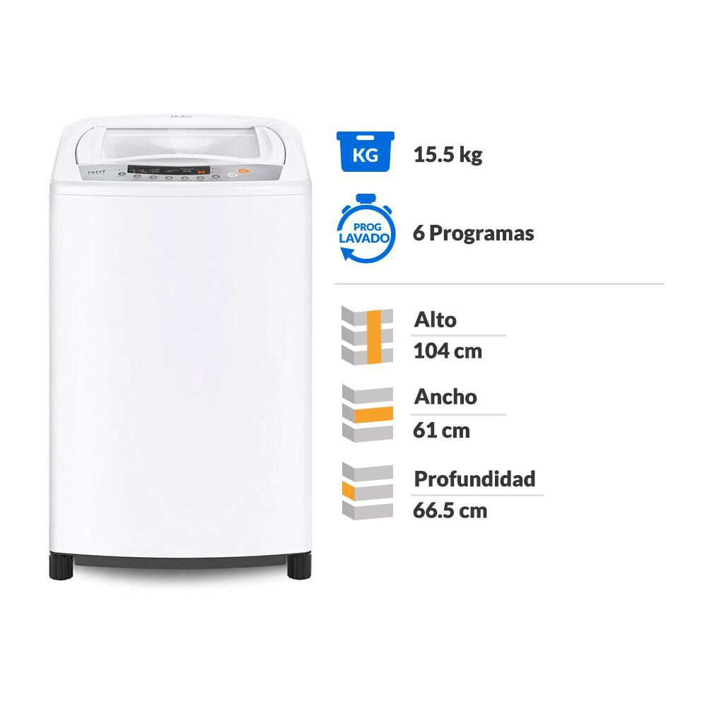 Lavadora Mademsa 5BZG / 15.5 Kg image number 1.0