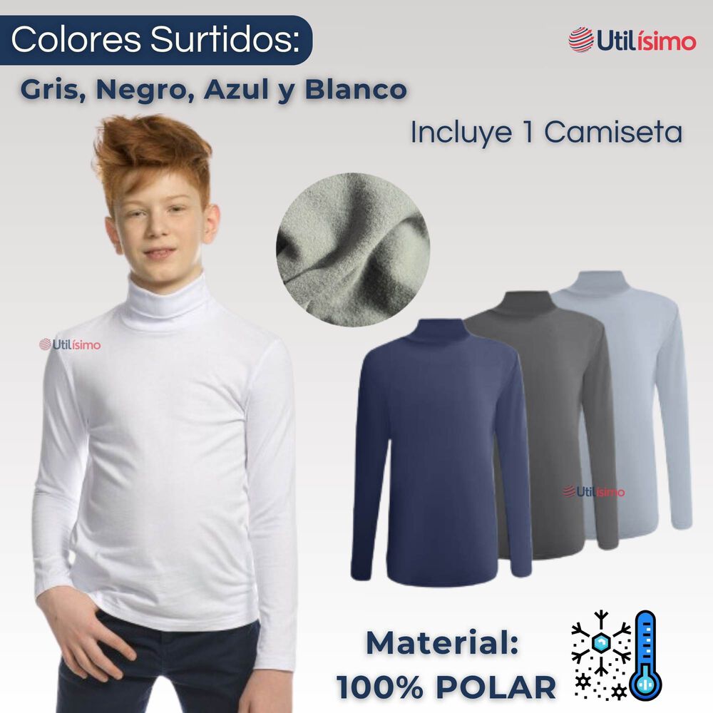 Camiseta Polar Juvenil Beatle Colores Surtidos image number 1.0