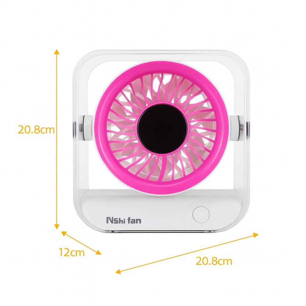 Mini Ventilador Portátil Recargable De Escritorio image number 5.0
