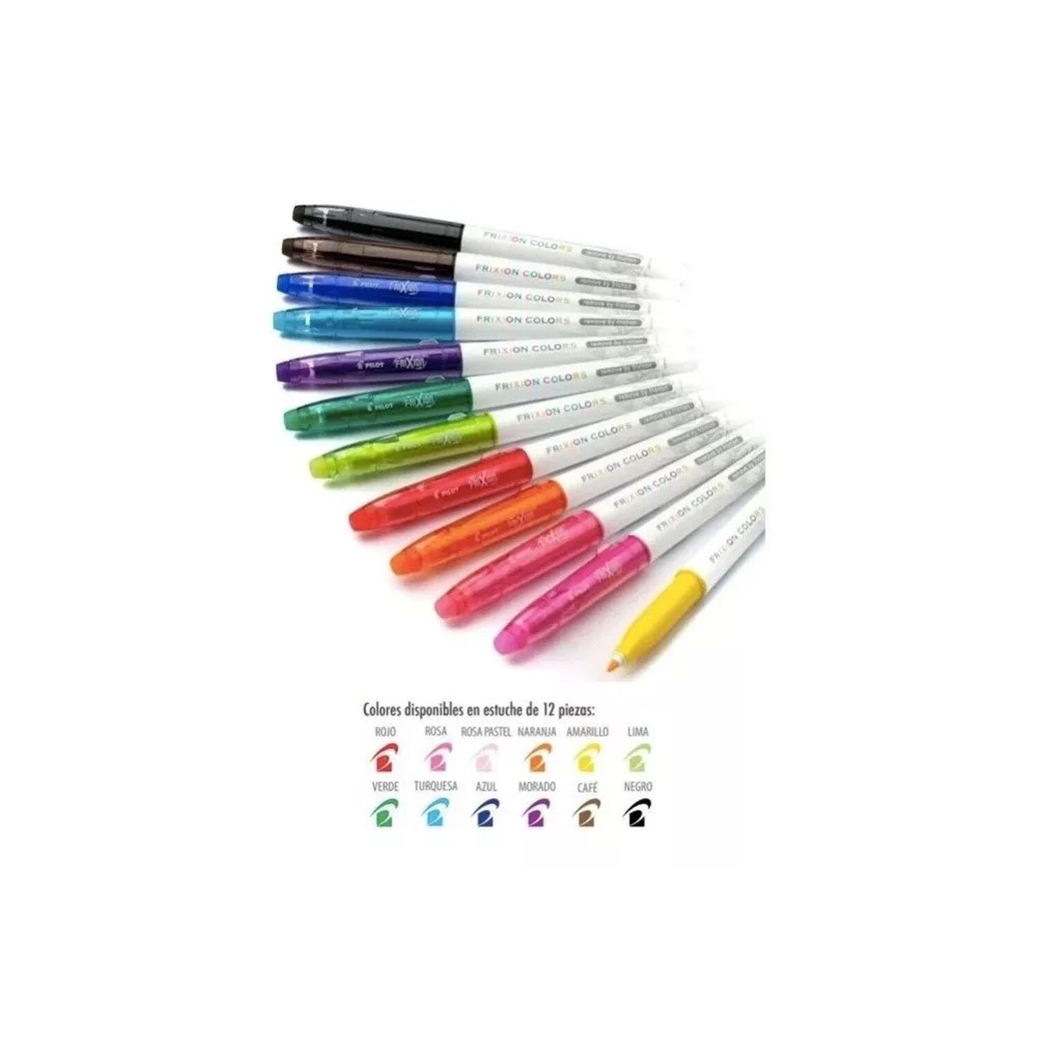 Marcador Pilot Frixion Colors Set 12u image number 2.0