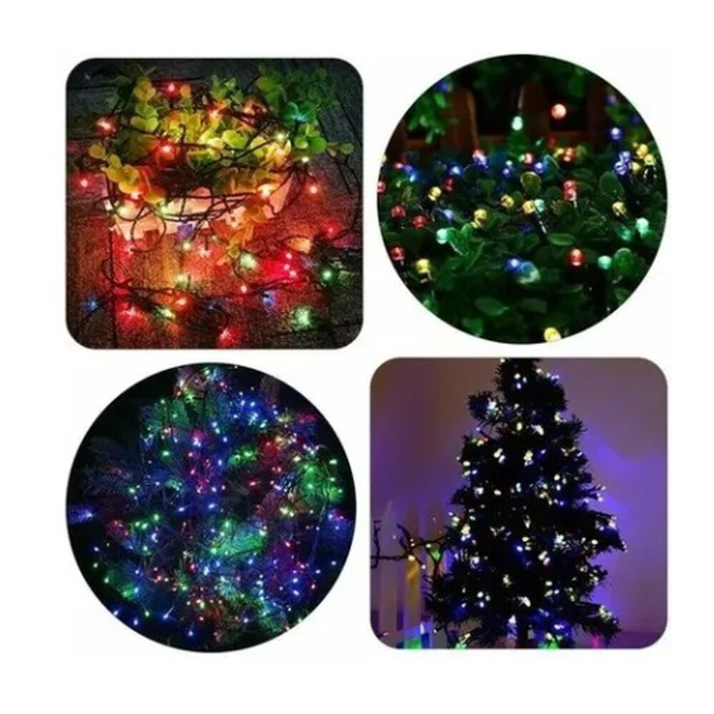 Guirnalda Con Luces Multicolor 200 Luces Navideñas Decorativas image number 0.0
