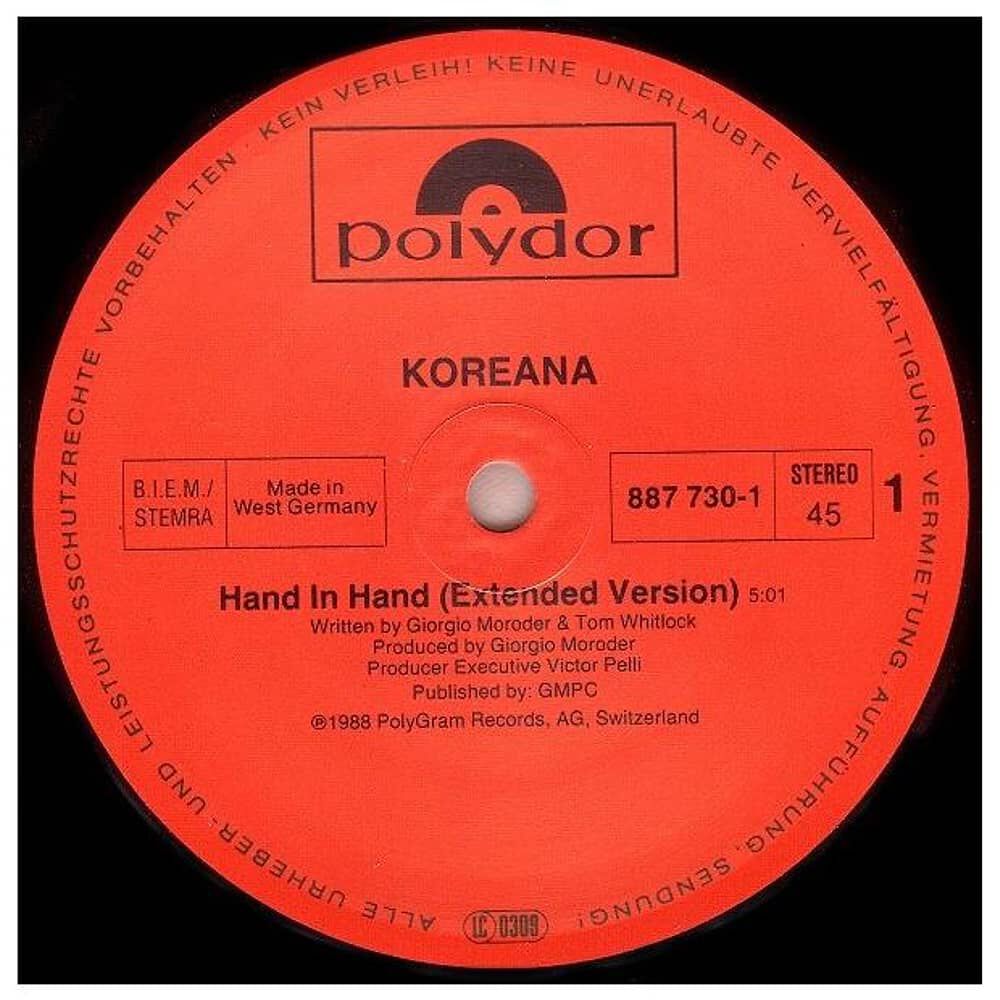 Koreana - Hand In Hand (seul '88 Olympic Song) | 12" Maxi Single Usado image number 2.0