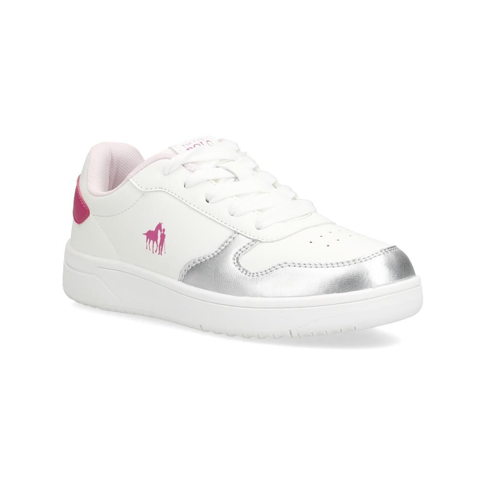 Zapatilla Infantil Niña The King's Polo Club White image number 0.0