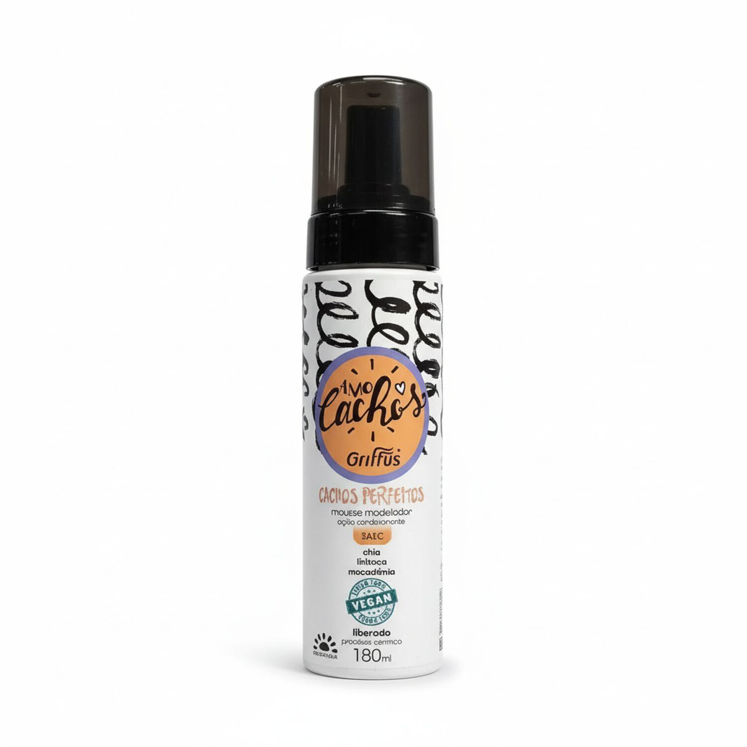 Mousse Modelador De Rizos Perfectos 180ml Griffus image number 0.0